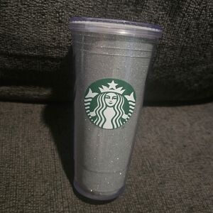Starbucks | Silver Glitter Tumbler 20oz